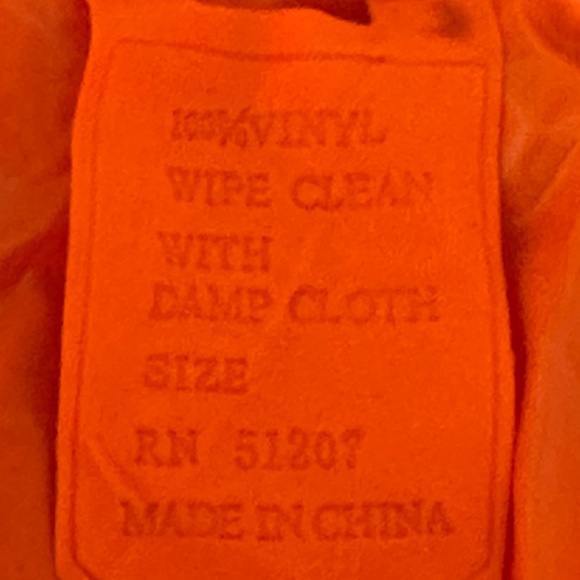 Denver Broncos Vintage Vinyl Hooded Poncho - Picture 6 of 7